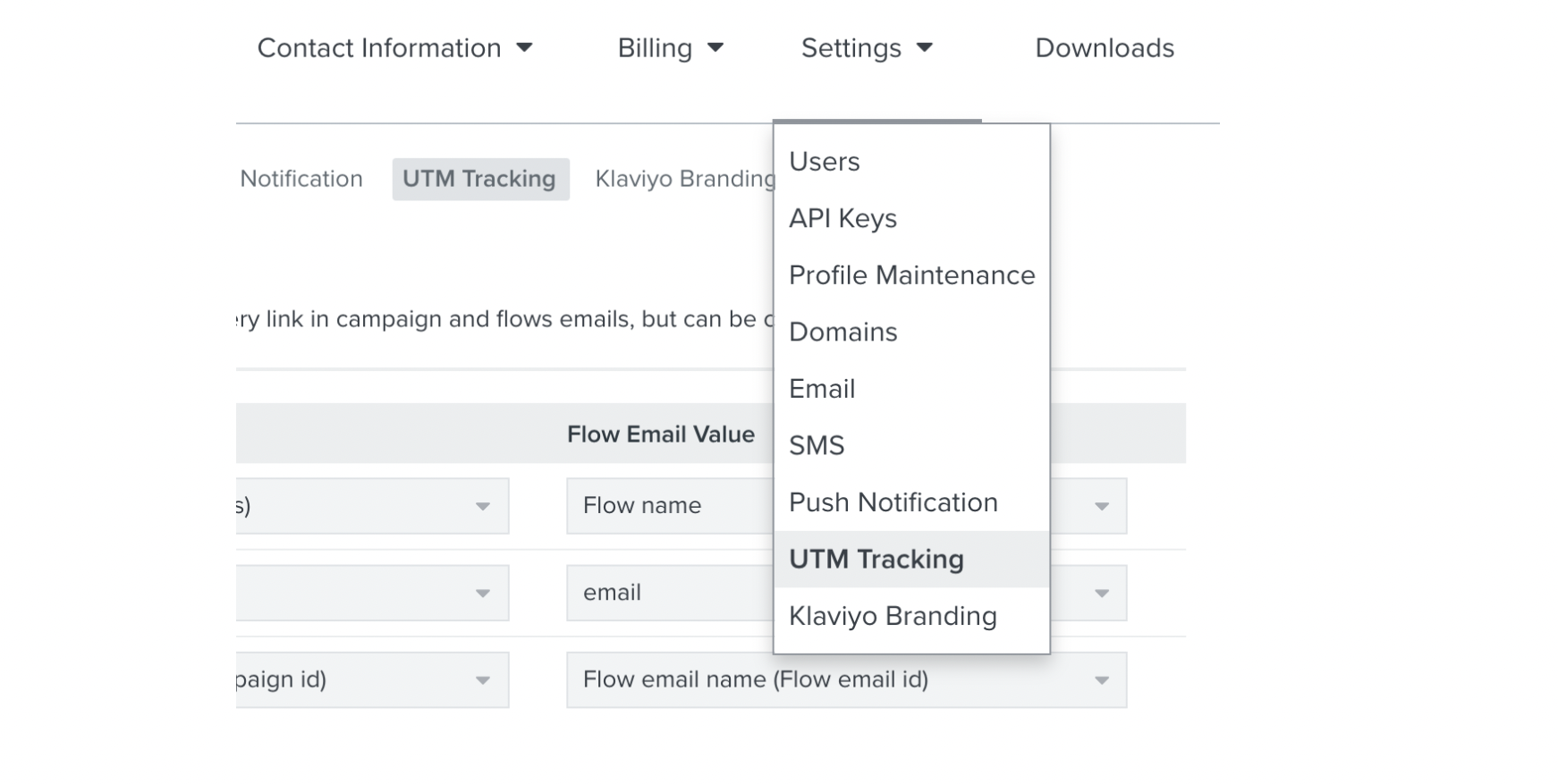 Enabling UTM tracking