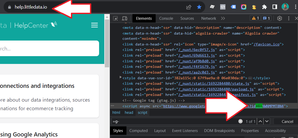 Place GA4 Measurement ID on subdomains