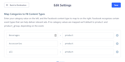 map product category